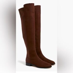 NWT with box - Jcrew sueded over the knee boots with stretch